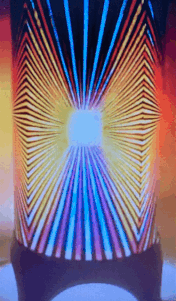 Spinning Kaleidoscope Lamp