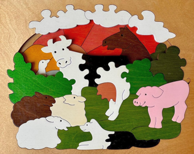 Children's Layered Puzzle