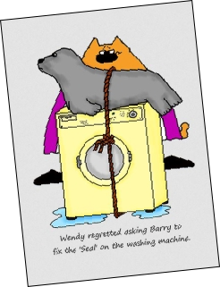 Clive's Cats Postcard 6