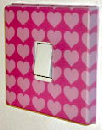 Pink Hearts Switch Cover
