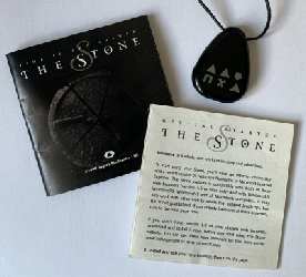 The Stone Instructions and Pendant