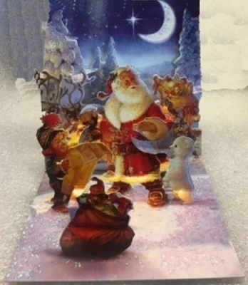 Santa Pop Up Christmas Card