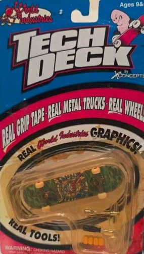 Tech Deck Fingerboard in retail packaging