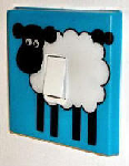 Blue Sheep Switch Cover