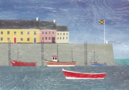 Driftwood Postcard - Harbour