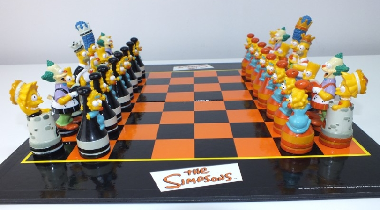 The Simpsons Chess Board