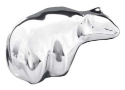 Polished Aluminium Bear