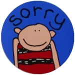 Bang on the Door Postcard - Sorry