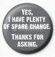 Spare Change Badge