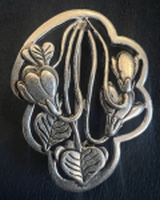Silver Scenes Brooch